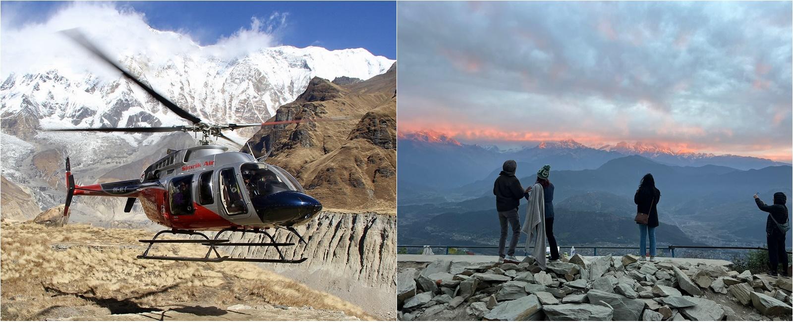 Annapurna Base Camp Helicopter tour with Cultural Sightseeing