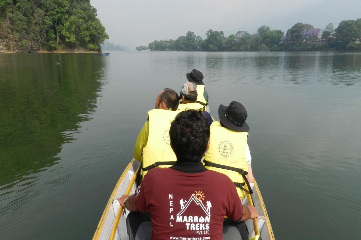 Canoing in Chitwan