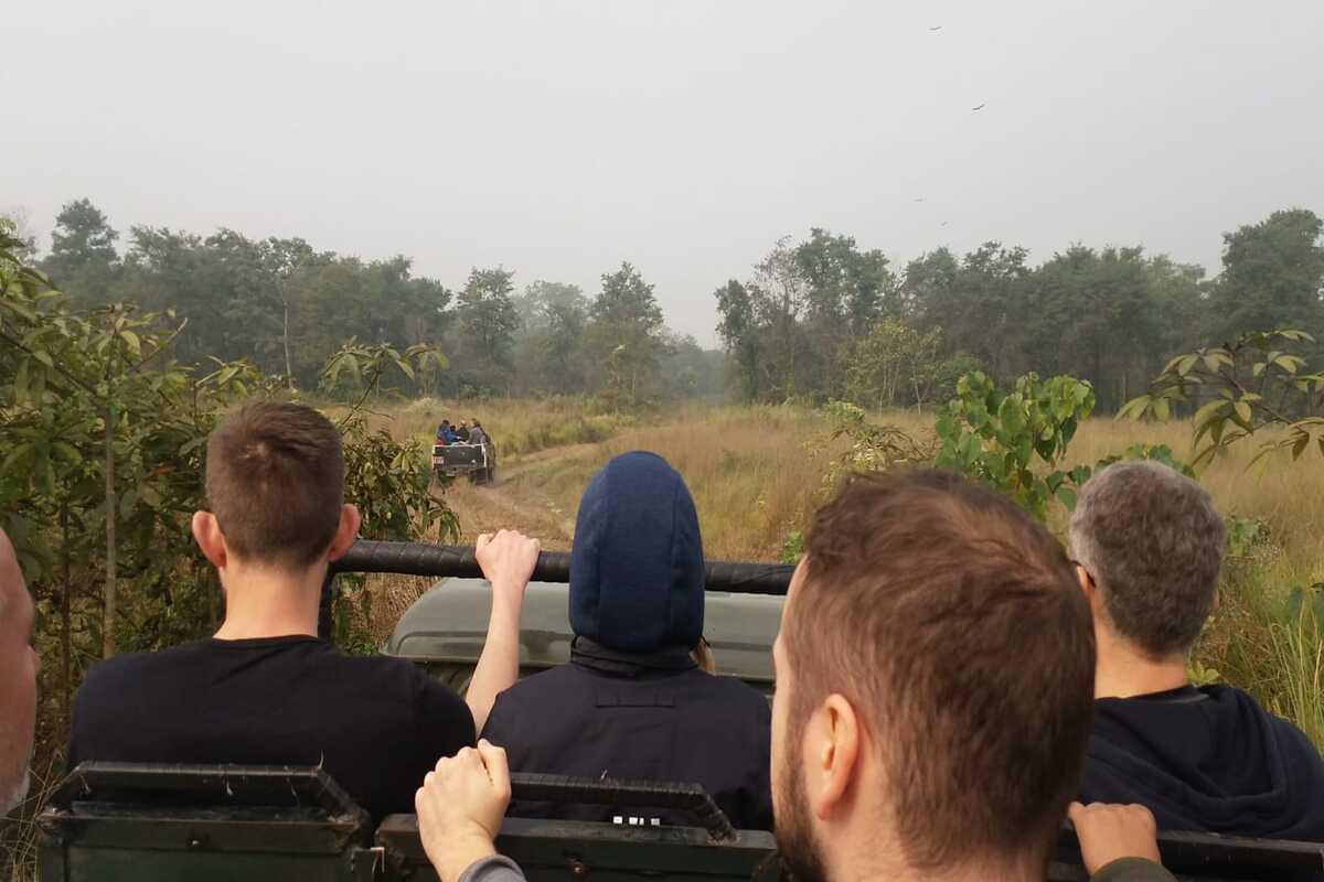 Jeep drive Chitwan