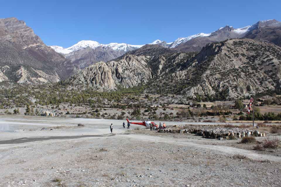 Upper Mustang helicopter tour